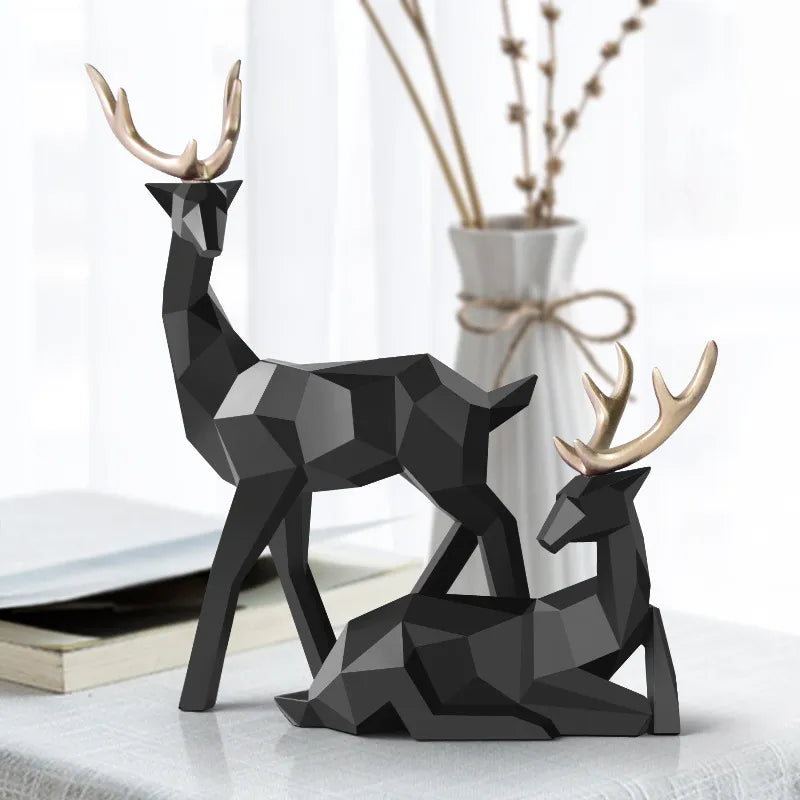 Deers Sculpture Resin Deer Statue